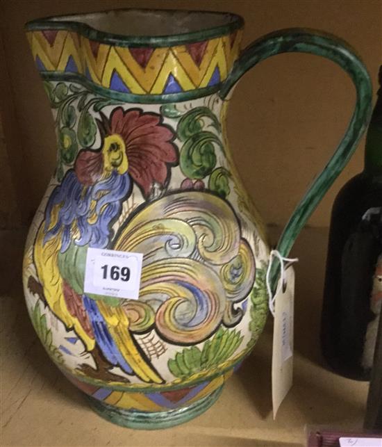 Italian pottery jug